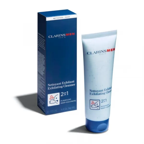 Clarins ClarinsMen Exfoliating Cleanser penový peeling pre mužov 125 ml