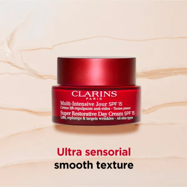 Clarins Super Restorative Day Cream SPF 15 omladzujúci denný krém SPF 15 50 ml