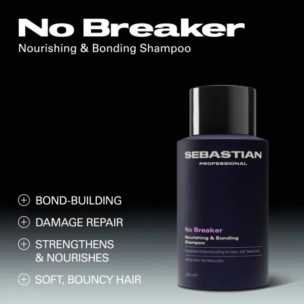 Sebastian Professional No.Breaker Bonding Shampoo vyživujúci šampón pre posilnenie vlasov 280 ml