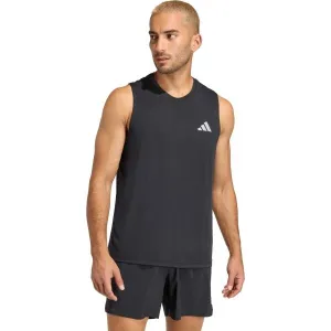 adidas RUN ESSENTIALS  M Pánske športové tielko, čierna, veľkosť
