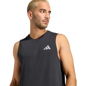 adidas RUN ESSENTIALS  M Pánske športové tielko, čierna, veľkosť