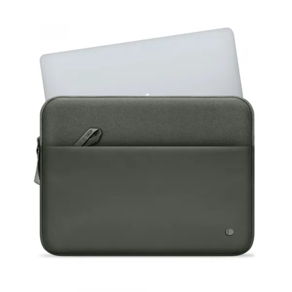Tech-Protect Sleeve Cover obal na notebook 15-16'', tmavozelený