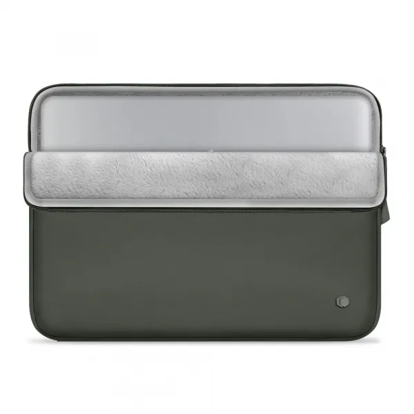 Tech-Protect Sleeve Cover obal na notebook 15-16'', tmavozelený