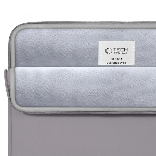 Tech-Protect Sleeve Plush obal na notebook 13-14'', sivý
