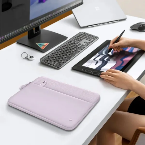 TECH-PROTECT Puzdro na notebook 15-16", Ružové