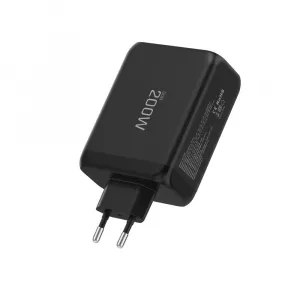 Tech-Protect NC200W-GAN 4-portová nabíjačka, PD 200W / QC3.0, čierna