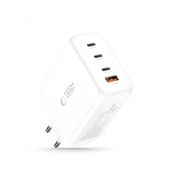 Tech-Protect NC200W Gan 4-Port Network Charger PD 200W / QC3.0