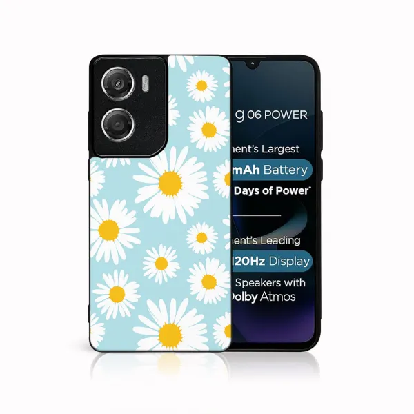 MY ART Ochranný kryt pre Motorola Moto G06 / G06 Power CAMOMILE (124)