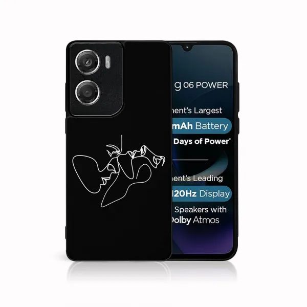 MY ART Ochranný kryt pre Motorola Moto G06 / G06 Power FACES (196)