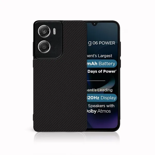 MY ART Ochranný kryt pre Motorola Moto G06 / G06 Power CARBON (231)