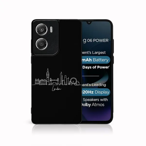 MY ART Ochranný kryt pre Motorola Moto G06 / G06 Power LONDON (208)