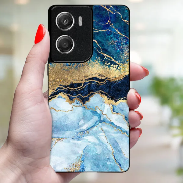 MY ART Ochranný kryt pre Motorola Moto G06 / G06 Power BLUE MARBLE (141)