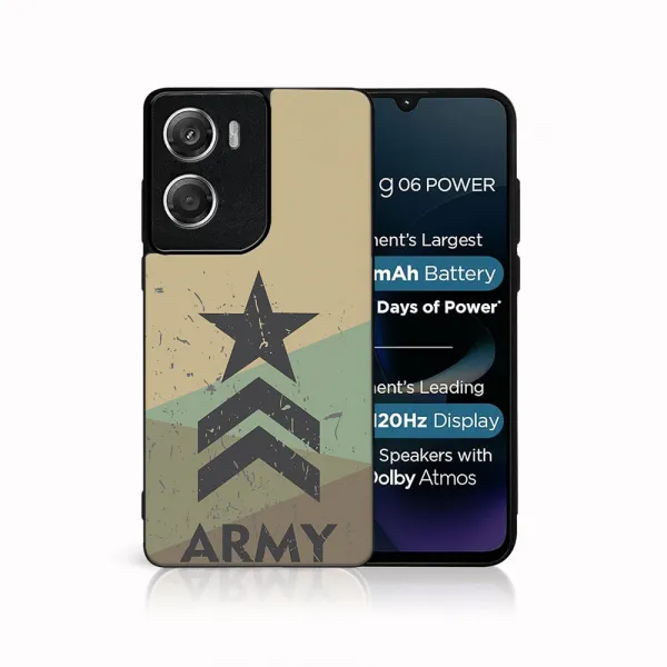 MY ART Ochranný kryt pre Motorola Moto G06 / G06 Power ARMY (236)