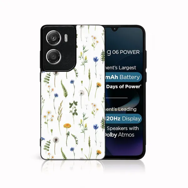 MY ART Ochranný kryt pre Motorola Moto G06 / G06 Power WILDFLOWER (153)