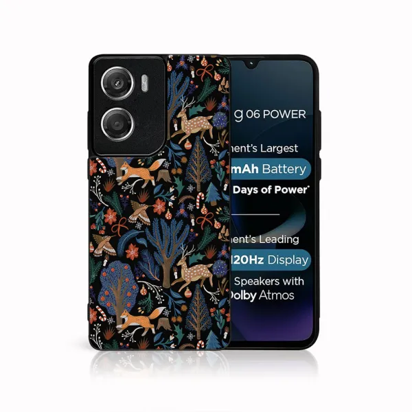 MY ART Kryt s vianočným dizajnom Motorola Moto G06 / G06 Power WINTER (071)
