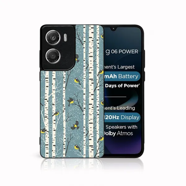 MY ART Kryt s vianočným dizajnom Motorola Moto G06 / G06 Power BIRCH (072)