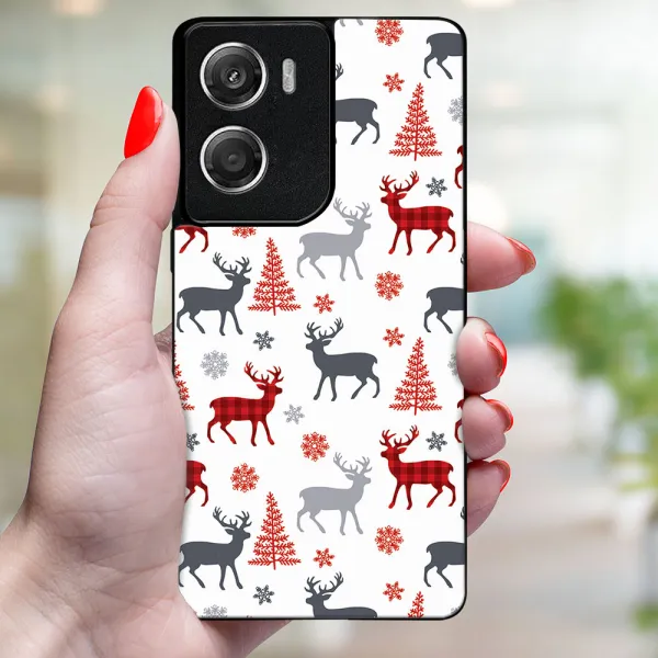 MY ART Kryt s vianočným dizajnom Motorola Moto G06 / G06 Power DEER (068)