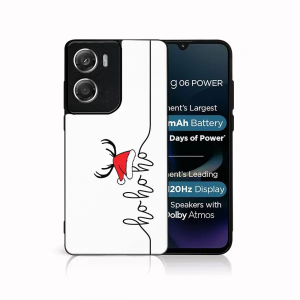 MY ART Kryt s vianočným dizajnom Motorola Moto G06 / G06 Power HOHOHO (073)