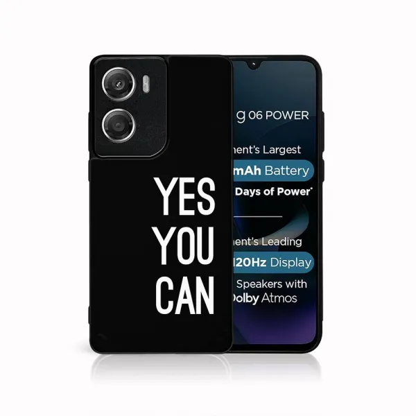 MY ART Ochranný kryt pre Motorola Moto G06 / G06 Power YOU CAN (171)
