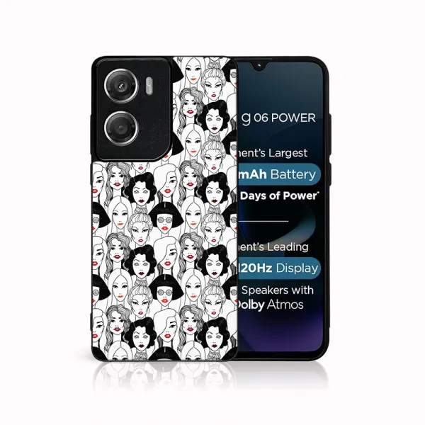 MY ART Ochranný kryt pre Motorola Moto G06 / G06 Power LIPSTICK (174)