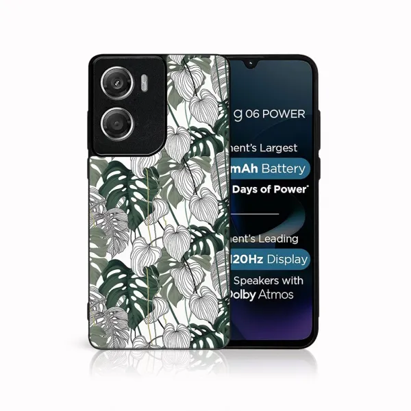 MY ART Ochranný kryt pre Motorola Moto G06 / G06 Power LEAF (175)