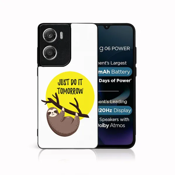 MY ART Ochranný kryt pre Motorola Moto G06 / G06 Power SLOTH (188)