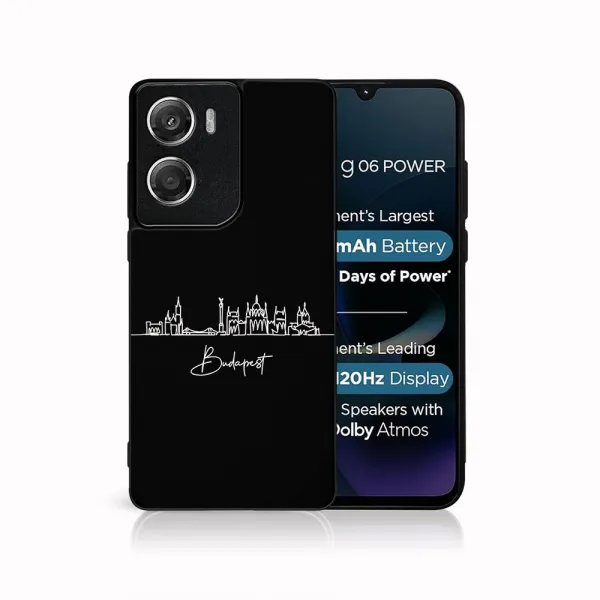 MY ART Ochranný kryt pre Motorola Moto G06 / G06 Power BUDAPEST (204)
