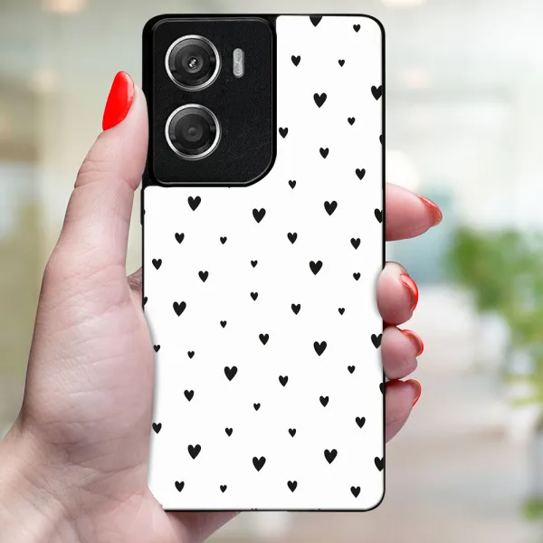 MY ART Ochranný kryt pre Motorola Moto G06 / G06 Power BLACK HEARTS (167)