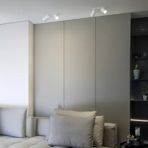 DECOREUM Zapustená stropná lampa BORA KJ2104 2xGU10 biela