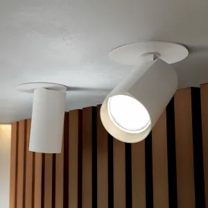 DECOREUM Zapustená stropná lampa BORA KJ2108 1xGU10 biela