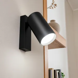 DECOREUM Nástenná lampa BORA S1003 1 x GU10 čierna