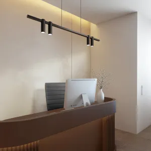 DECOREUM Závesná lampa KONA GS-LL40B5277 30W CCT LED čierna