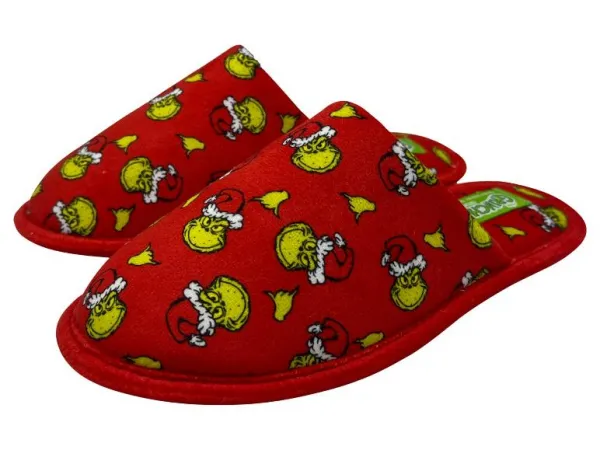 Dámske/Pánske papuče Grinch (červená, 45/46)