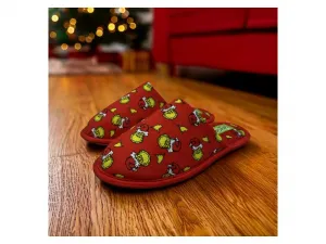 Dámske/Pánske papuče Grinch (červená, 45/46)