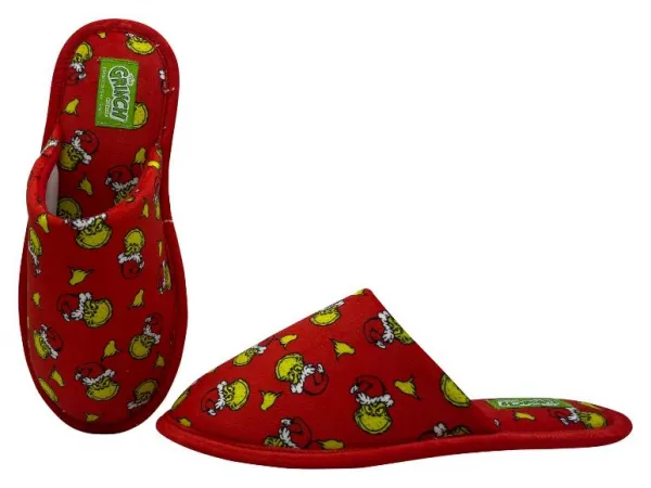Dámske/Pánske papuče Grinch (červená, 45/46)