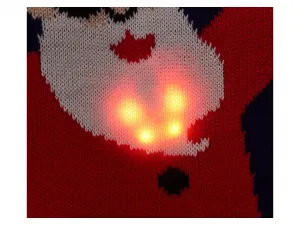 esmara Men Pánsky vianočný pulóver Premium s LED efektom (navy modrá, XXL (60/62))