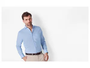 esmara Men Pánska biznis košeľa Premium (bledomodrá, 42)