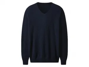 esmara Men Pánsky pulóver Premium (navy modrá, S (44/46))