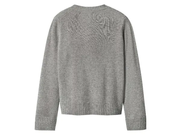 esmara® Dámsky kašmírový pulóver Premium (bledosivá, XS (32/34))