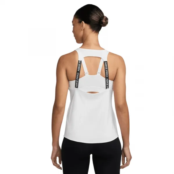 Dámske tréningové tielko NIKE PRO W NP DF TANK ELASTIKA WHITE BLACK