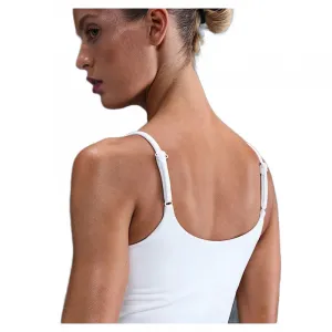 Dámske tréningové tielko NIKE W NK ONE DF TANK CPSL SPD WHITE BLACK