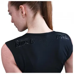 Dámske tréningové tričko bez rukávov NIKE PRO W NP TANK GG GRX BLACK WHITE