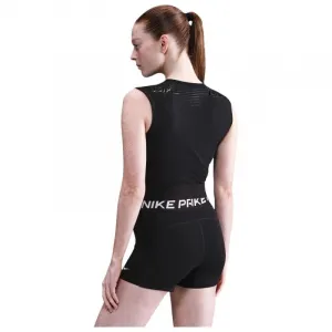Dámske tréningové tričko bez rukávov NIKE PRO W NP TANK GG GRX BLACK WHITE
