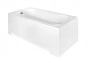 BESCO - Obdĺžniková vaňa ARIA / ARIA PLUS - Madla - Nie, Nožičky k vani - S nožičkami, Rozmer vane - 150 × 70 cm VANARIA150 + OLVPINOZ