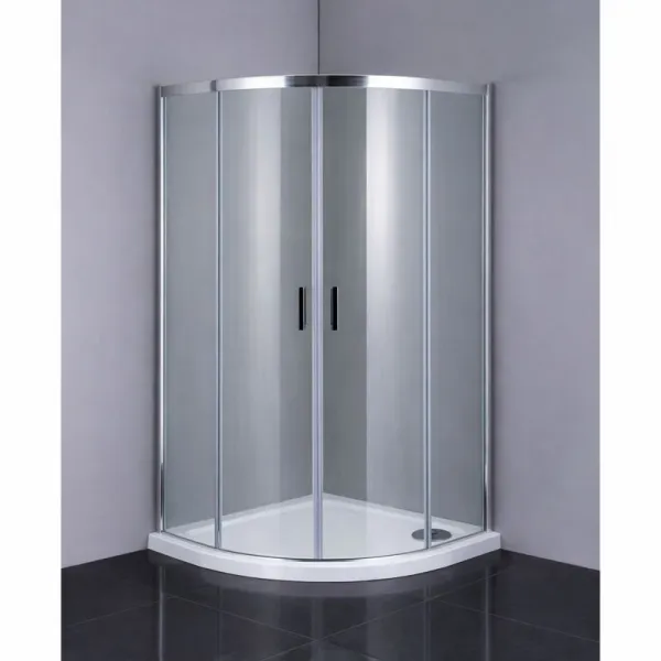 OLSEN SPA - Set kút BARCELONA PLUS + vanička VENETS - FARBA rámu - Chróm / Leštený hliník (ALU), Rozmer A - 90, Rozmer B - 90, Smer zatvárania - Univerzálne Ľavé / Pravé, Výplň - Číre bezpečnostné sklo - 5 / 6 mm OLBPAL90CCLM