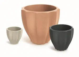 Prosperplast Kvetináč Ronas Rounde grafit, variant 60 cm