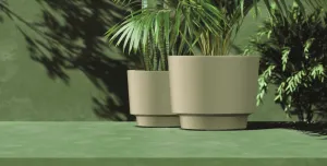 Prosperplast Kvetináč Splitos Okrúhly pieskový, variant 30 cm