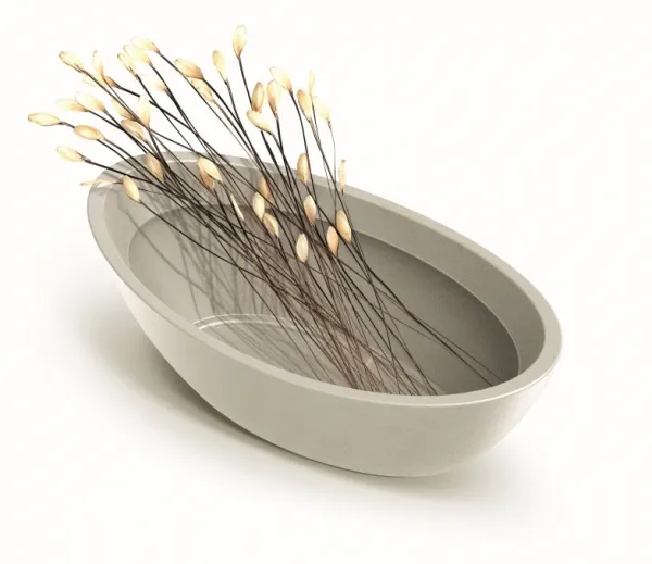 Prosperplast Kvetináč Arias Oval pieskový, variant 40 cm