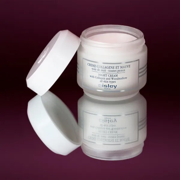 Sisley Night Cream with Collagen and Woodmallow spevňujúci nočný krém proti vráskam s kolagénom 50 ml