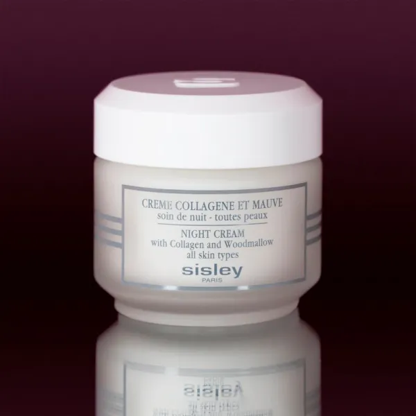 Sisley Night Cream with Collagen and Woodmallow spevňujúci nočný krém proti vráskam s kolagénom 50 ml